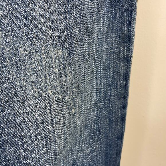 Cabi Patchwork Embroidered Slouchy Boyfriend Ankle Jeans Relaxed Boho womens 4 - Picture 7 of 15